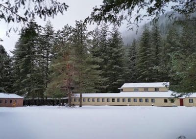 It's very quiet in Winter at Camp Wa-Ri-Ki.