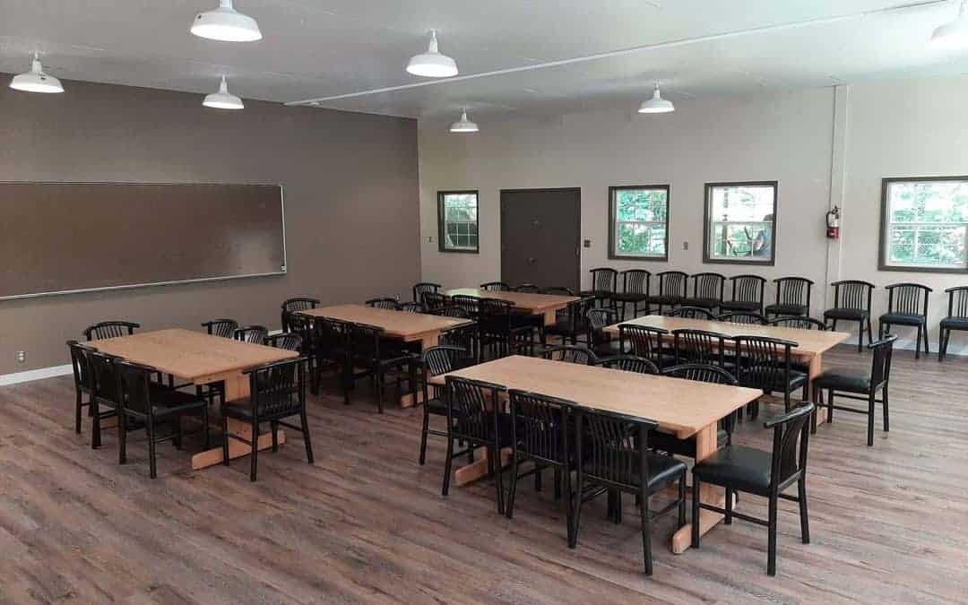 Newly Finished at the Camp: Conference Room for Retreats